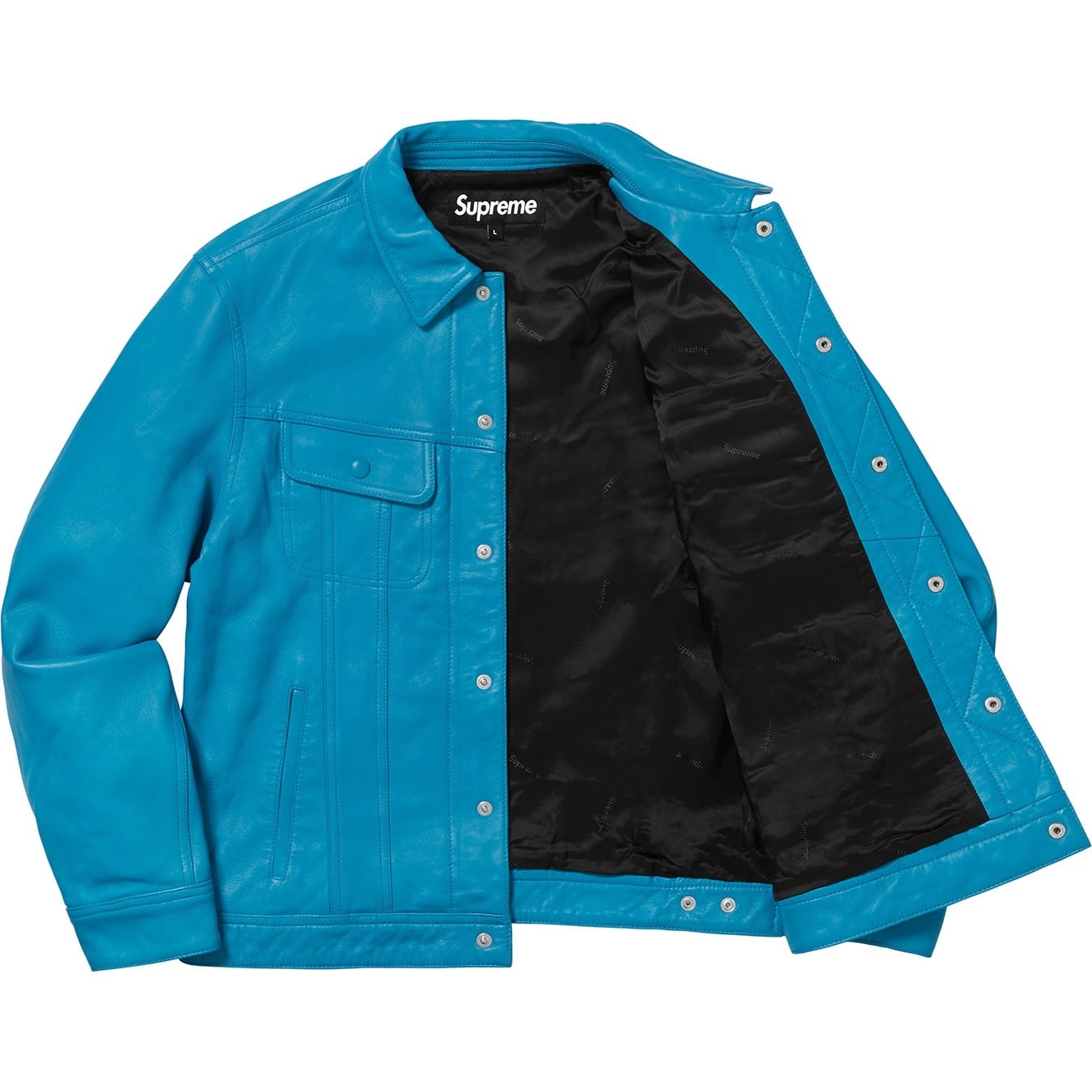 Leather Trucker Jacket view 5